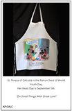 Host/Hostess Apron - St. Teresa of Calcutta, Patron Saint of World Youth Day