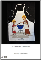 Host/Hostess Apron - St. Joseph with Young Jesus, World's Greatest Dad