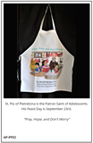 Host/Hostess Apron - St. Pio of Pietrelcina, Patron Saint of Adolescents