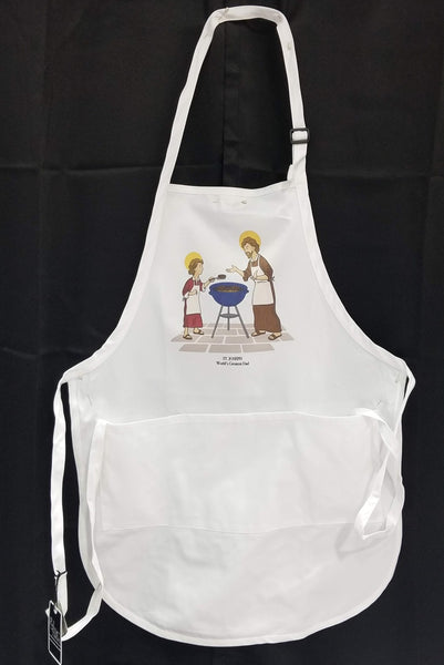 Chef/Baker Apron - St. Joseph with Young Jesus, World's Greatest Dad