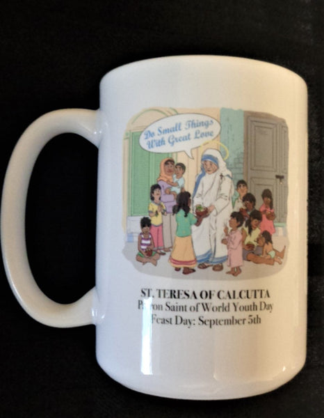 Mug - St. Teresa of Calcutta, Patron Saint of World Youth Day