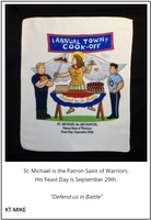 Kitchen Towel - St. Michael, Patron Saint of Warriors