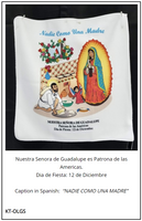 Kitchen Towel - Nuestra Senora de Guadalupe es Patrona de las Americas