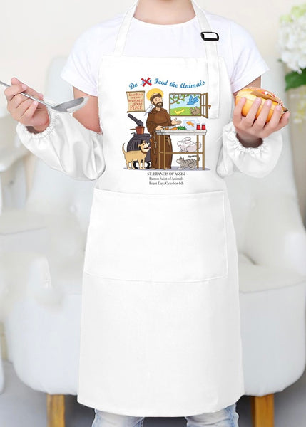 Kid's Apron - St. Francis of Assisi, Patron Saint of Animals