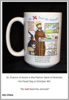 Mug - St. Francis of Assisi, Patron Saint of Animals
