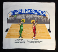 Kitchen Towel - "March Merriness" - St. Patrick & St. Joseph