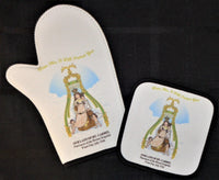 Oven Mitt/Pot Holder Set - Our Lady of Mt. Carmel, Patroness of the Brown Scapular