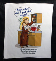 Kitchen Towel - St. Anthony of Padua, Patron Saint of Lost Items