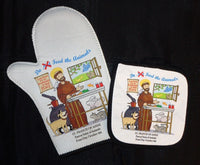 Oven Mitt/Pot Holder Set - St. Francis of Assisi, Patron Saint of Animals