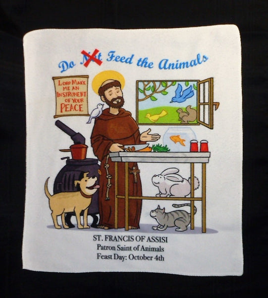 Kitchen Towel - St. Francis of Assisi, Patron Saint of Animals