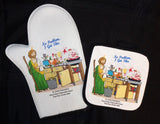 Oven Mitt/Pot Holder Set - St. Jude Thaddeus, Patron Saint of Impossible Causes