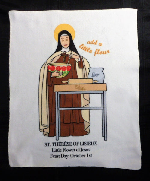 Kitchen Towel - St. Thérèse of Lisieux is known as the Little Flower of Jesus